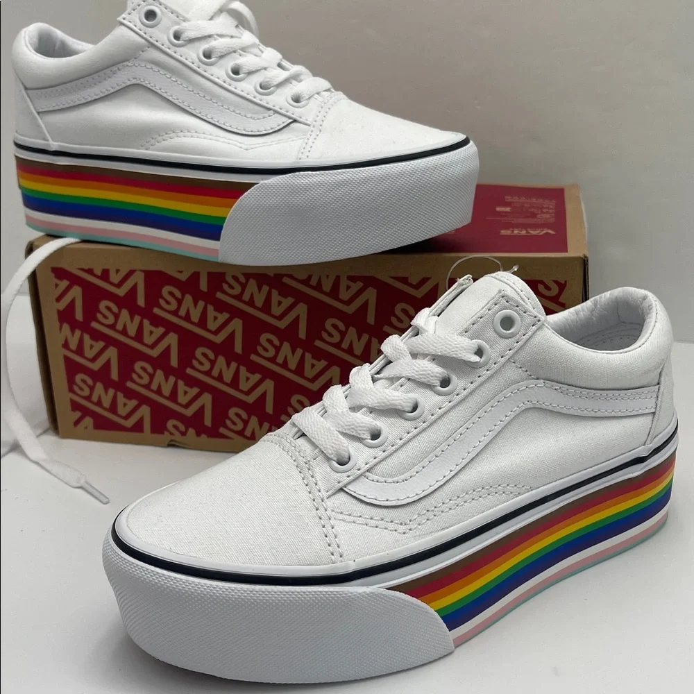 Vans vibrant rainbow